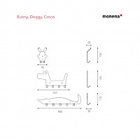 Monena Bunny mittakuva