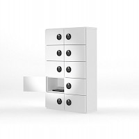 Locker for valuables, Shoe racks, lockers and benches - Monena